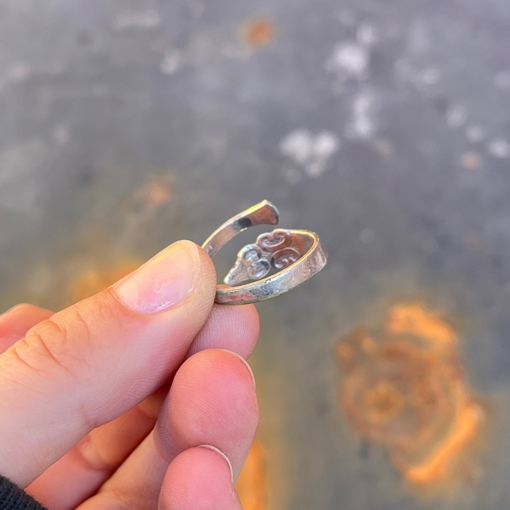 2/$40 🌸 VTG Sterling Silver Spoon Ring - Picture 7 of 11
